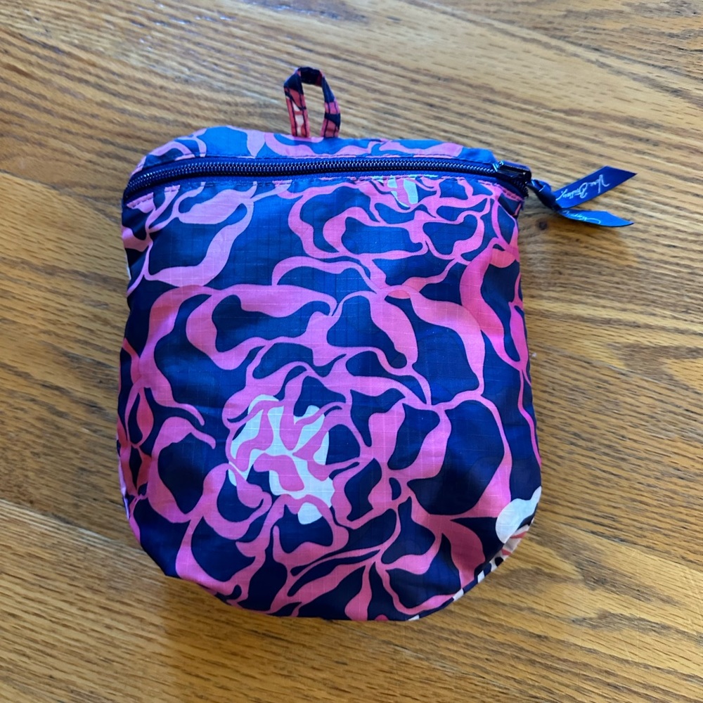 Vera Bradley Flowered Foldaway Tote - Picture 5 of 6